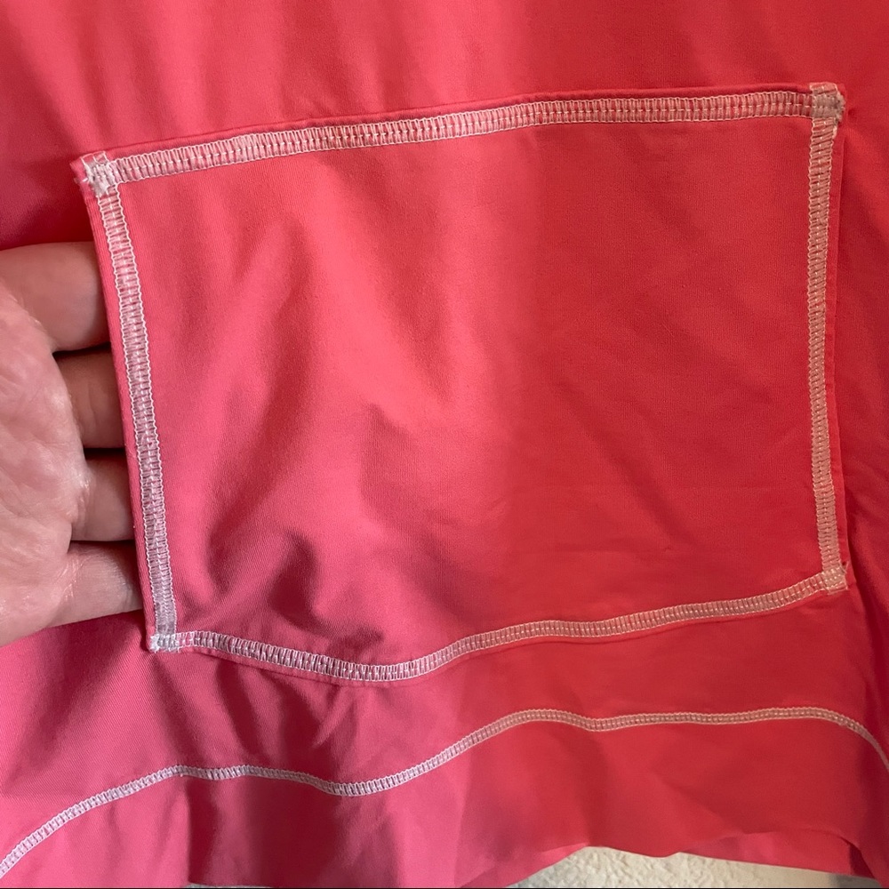 ❌SOLD❌ Athleta Womens Rash Guard Swim Surf Shirt Long Sleeve Pink Sun Shade sz M - Picture 8 of 12